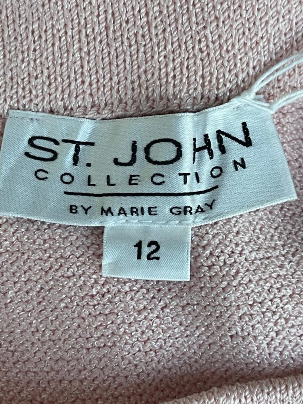 ST JOHN COLLECTION Pink Women's Santana Knit Skirt Size 12 - Picture 4 of 6